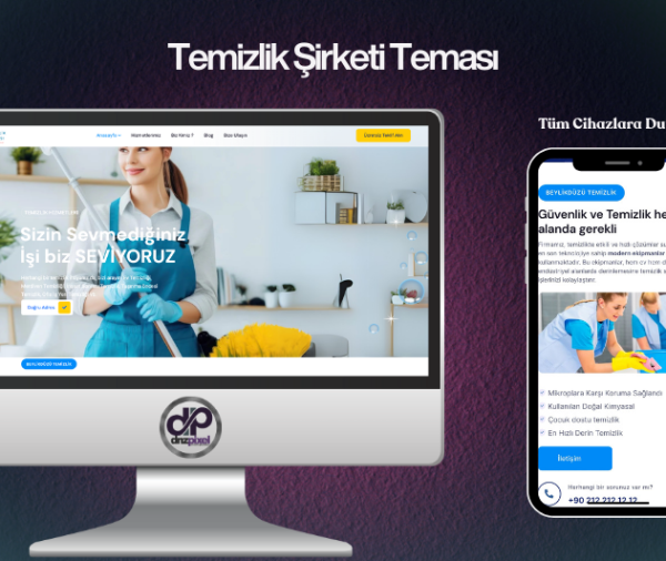 Temizlik Şirketi WordPress Teması – Profesyonel ve SEO Uyumlu